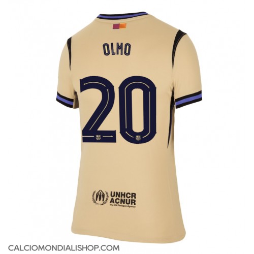 Maglie da calcio Barcelona Dani Olmo #20 Seconda Maglia Femminile 2025-26 Manica Corta